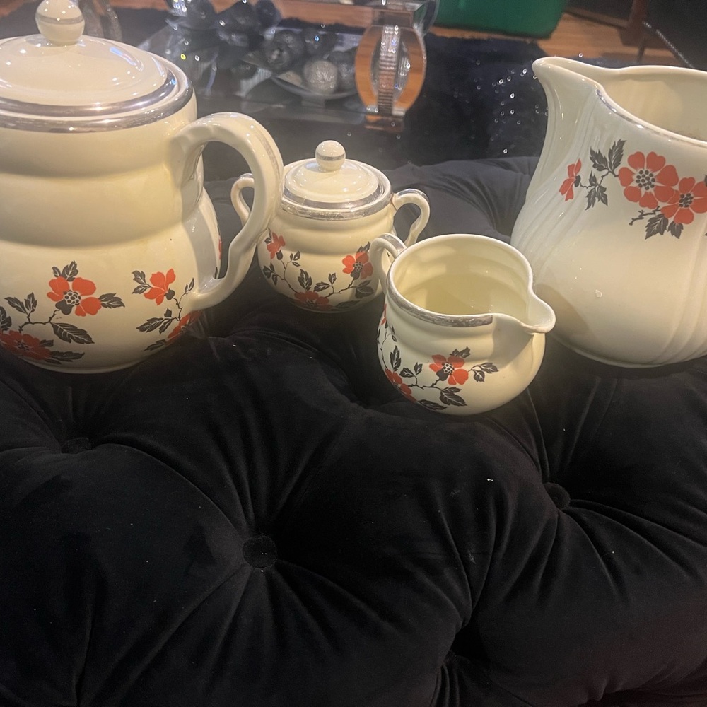 Hall’s vintage tea set